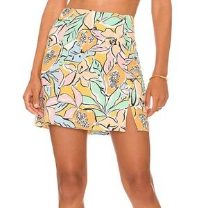 ASTR the Label Matching Skirt Set in Tropical Papaya